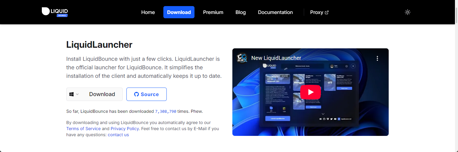 LiquidBounce Website